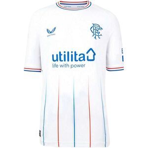 Castore Childrens/Kids 2023/2024 Rangers FC Away Jersey / Brilliant White